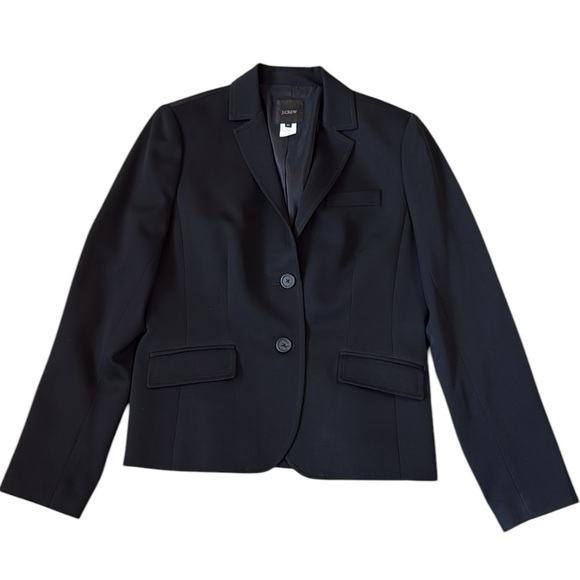 J. Crew 100% Wool Suiting Jacket Blazer Lined Two-Button Pockets Lightweight 10 - Picture 1 of 12